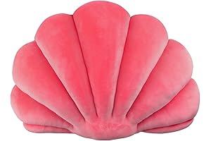 Sea Princess Seashell Decorative Pillow: Embrace Coastal Charm