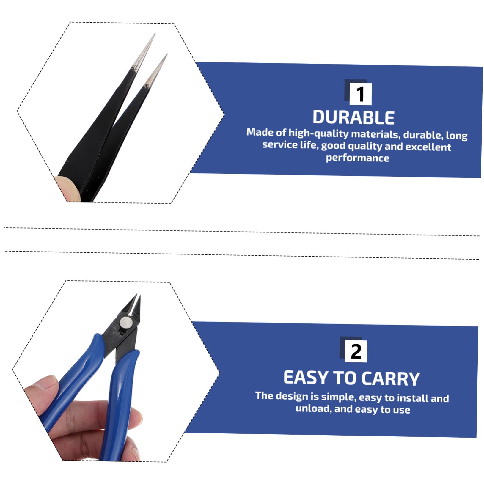 Gatuida Kit de Nettoyage pour Imprimante 3d, 1 Set D’outils D’entretien Aiguilles de Buse, Pince à Épiler, Pince, pour Lit Chauffant et Modèle