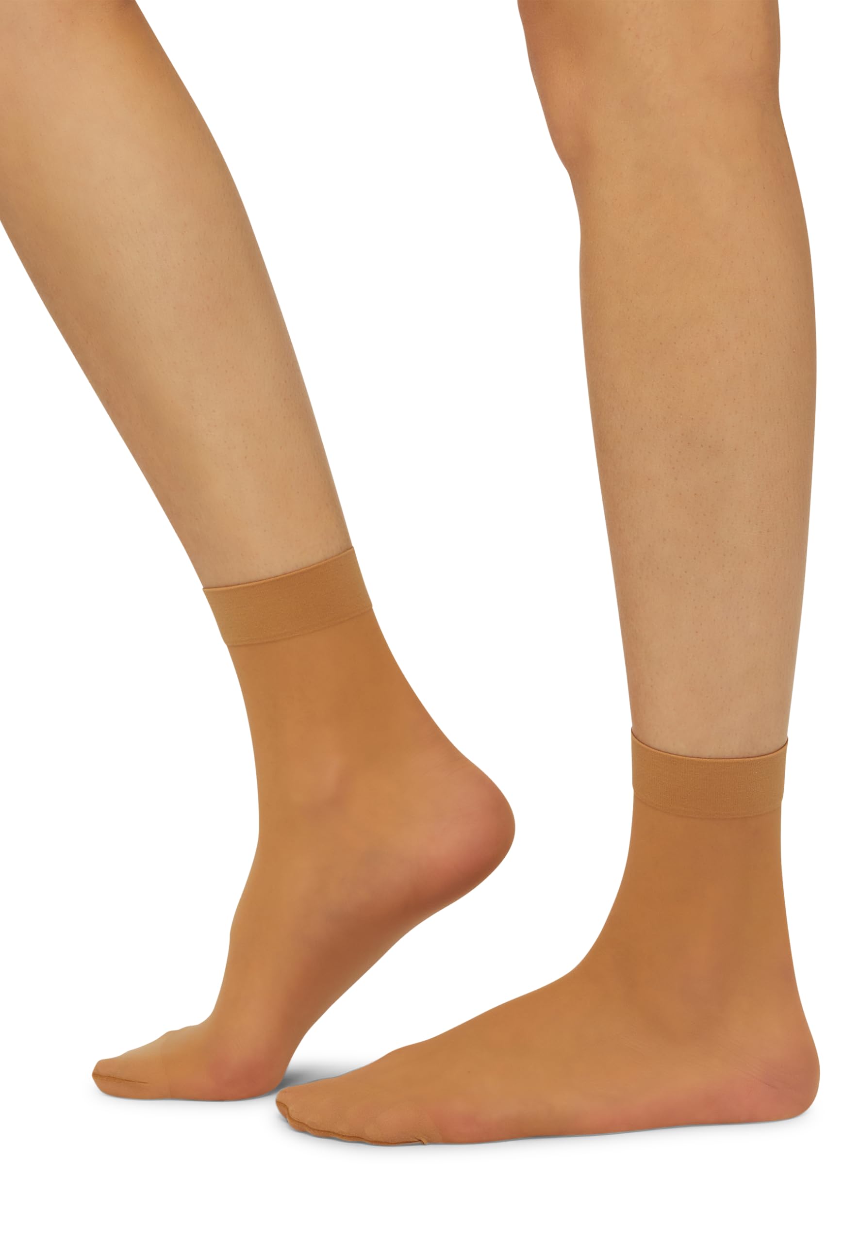 Wolford Women's Individual 10 Socks Lined 10 DEN Tights, Beige (Gobi), Small (Manufacturer Size: S)