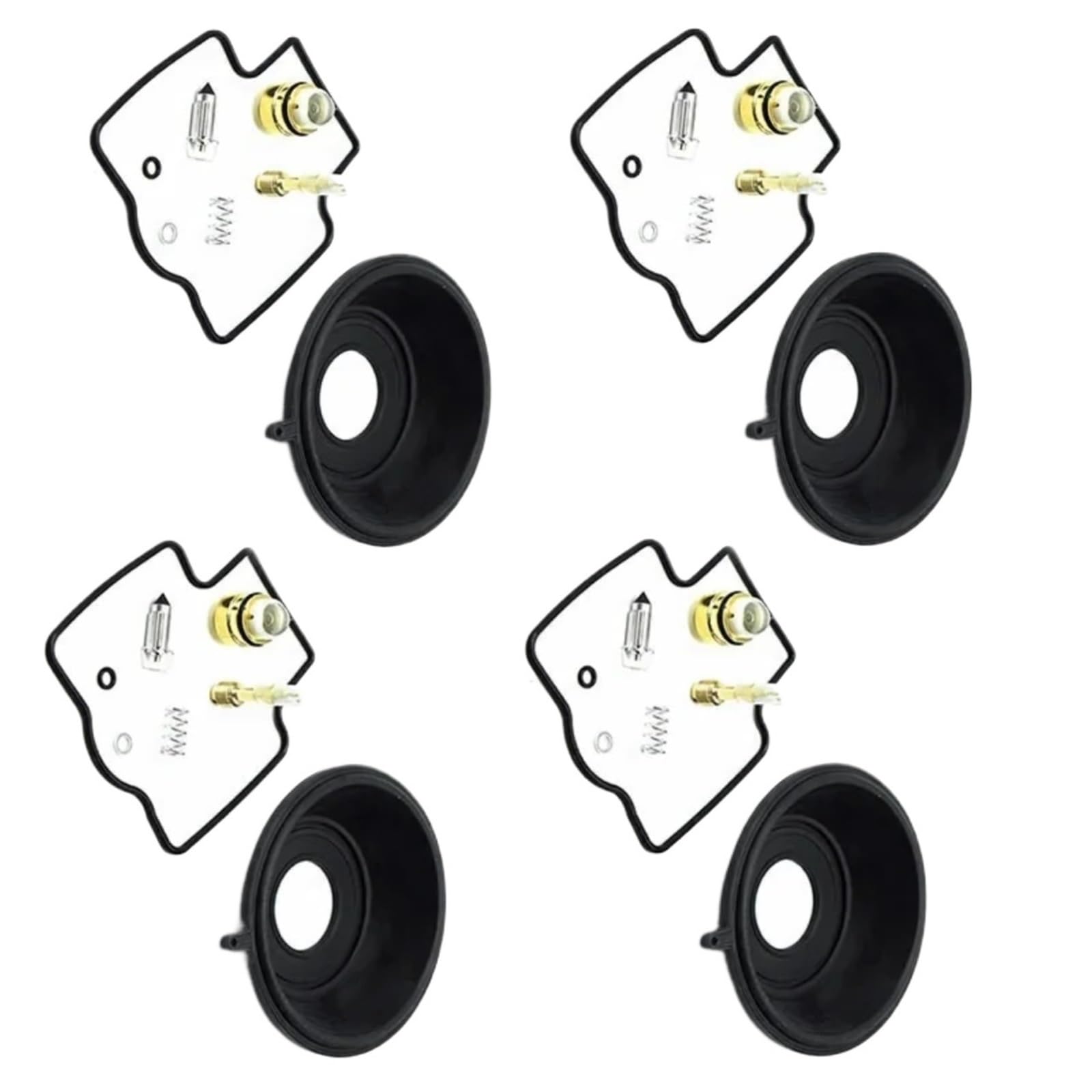 Kit Carburador Repuesto Kit Reparación Y Remodelación Carburador Para, Para ZXR750 1989-1995, Junta De Cámara De Motocicleta, Válvula De Flotador, Diafragma De Vacío(4 kits diaphragms)