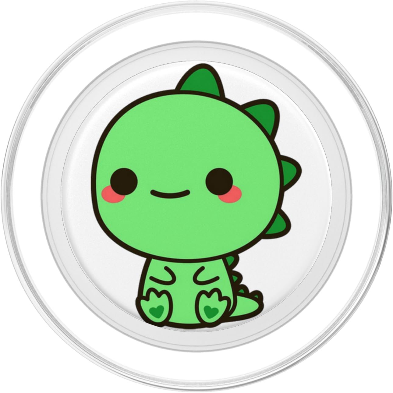 Kawaii Green Dino Dinosaur Cute Baby Dinosaur Gifts PopSockets PopGrip for MagSafe