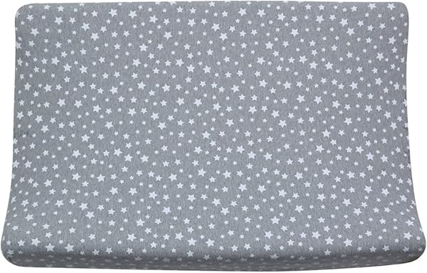 JYOKO KIDS Sábana para cambiador ajustable (WHITE STAR) 80 X 50 cm Algodón - 3