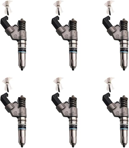 2645A707 2645A706 Fuel Injector Compatble with Perkins 1106D Caterpillar CAT 320D C6 C6.4 Engine (Pack of 6)