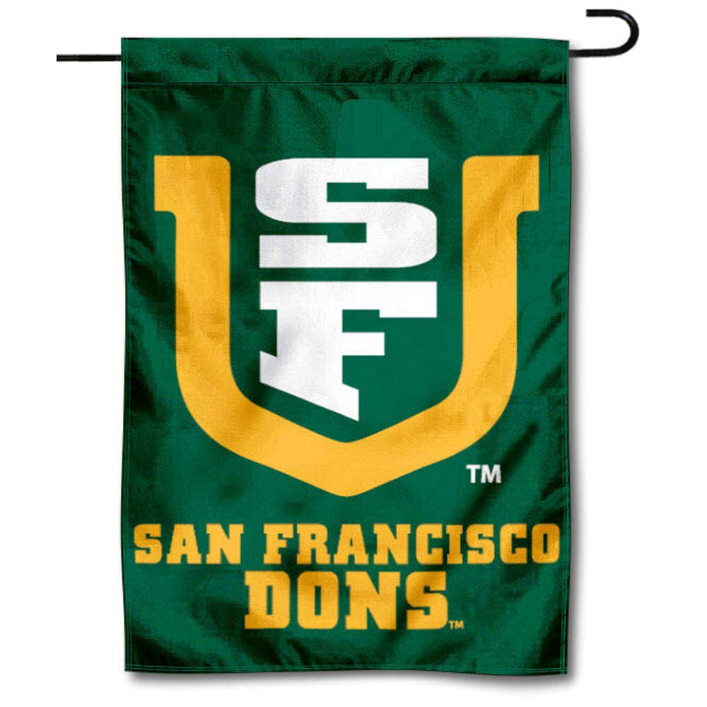 College Flags & Banners Co. San Francisco Dons Wordmark Flag - 3x5 Ft Outdoor Polyester Banner With Grommets - View #2