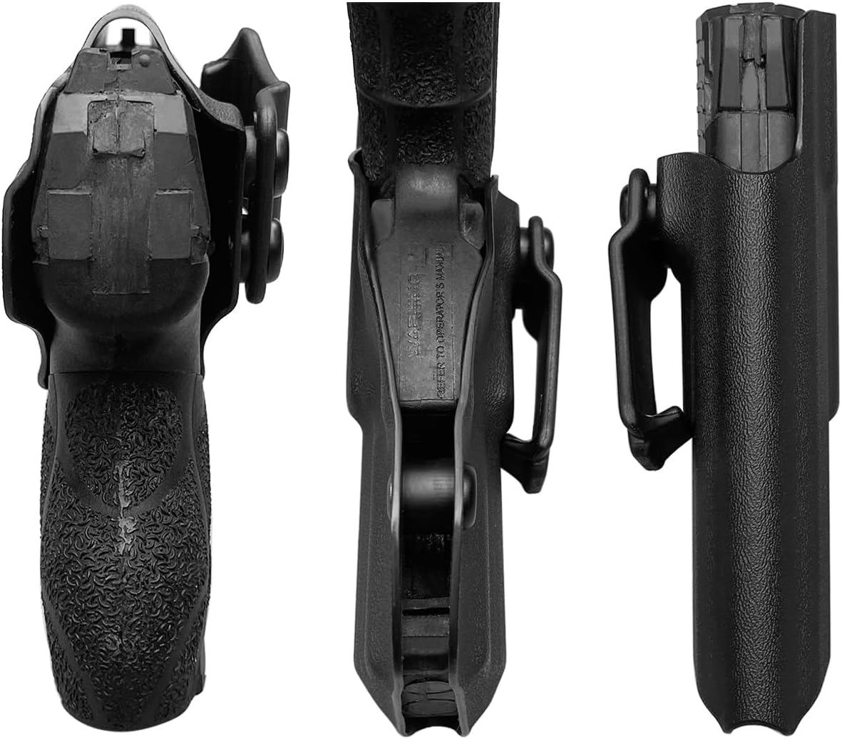 HK P30SK Holster, Kydex IWB Holster for Heckler & Koch (H&K) P30SK 9mm Pistol - Inside Waistband Concealed - H&K P30SK Gun Accessories - Adj. Cant Retention - Cover Mag-Button - No Wear - No Jitter