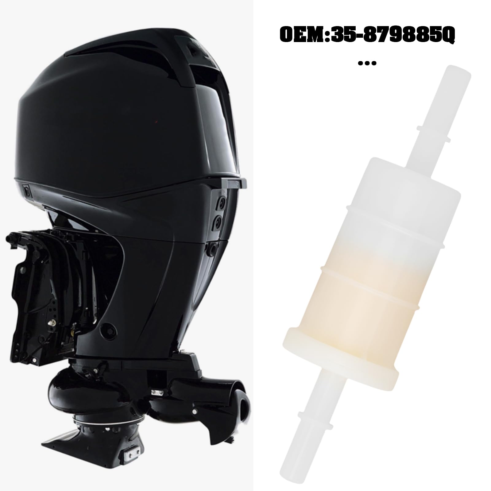 Filtro Carburante In Linea Compatibile Mercury 40 50 60 75 90 HP 4 Tempi