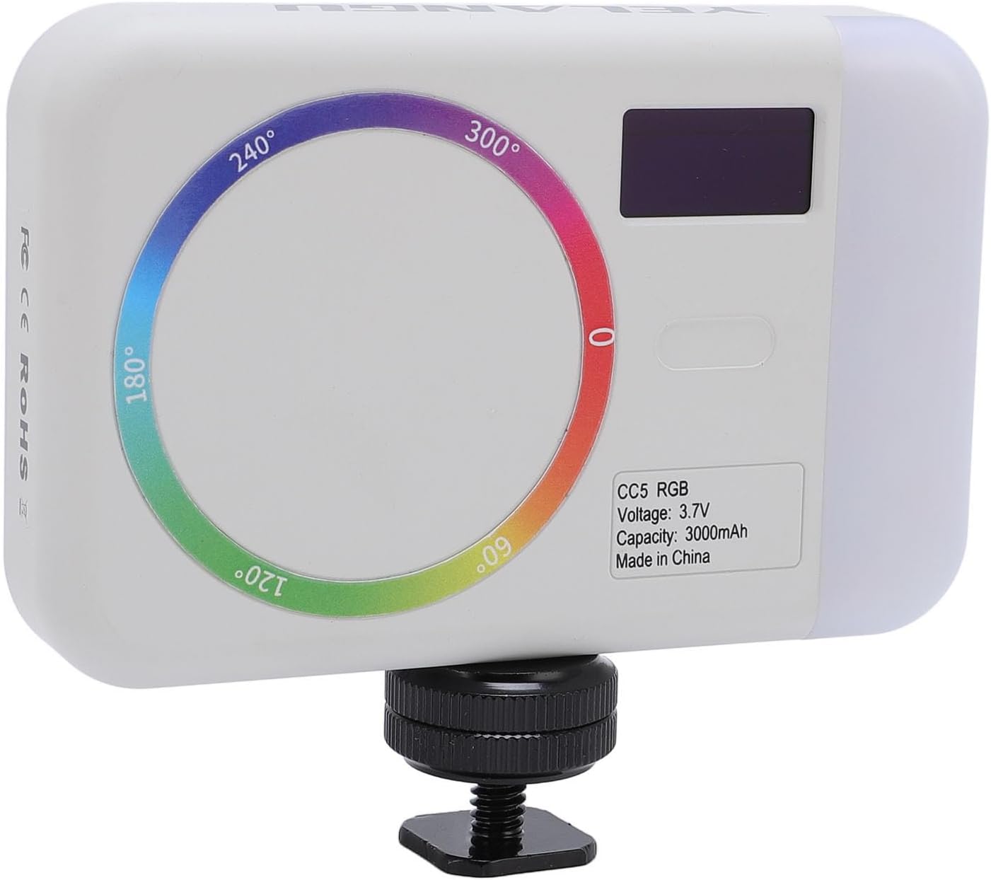 140 Lamps RGB Video Light, 2500 to 9000K HSI Mode 26 Effects Photography Light, Built in 3000mAh Battery, for Live Streaming Vlogging