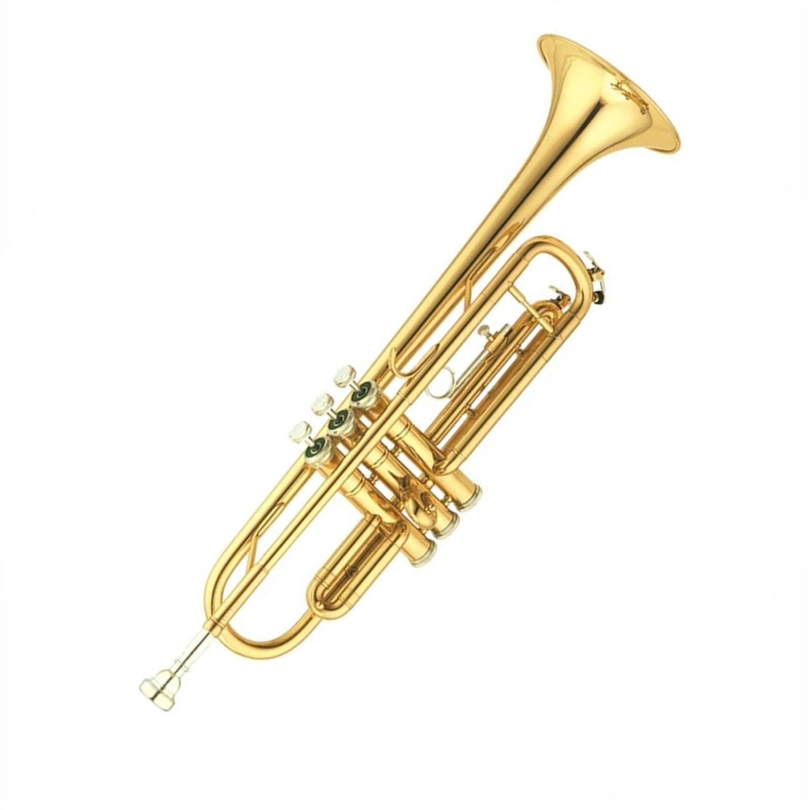 Trąbki Popularna Trąbka Bb Ze Stali Nierdzewnej Lakierowana Na Złoto Profesjonalny Standardowy Instrument Muzyczny