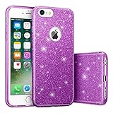Hanlesi iPhone 7 Case, Shiny Gradient Bling Series Cover Protective Case for Apple 7 4.7 inch