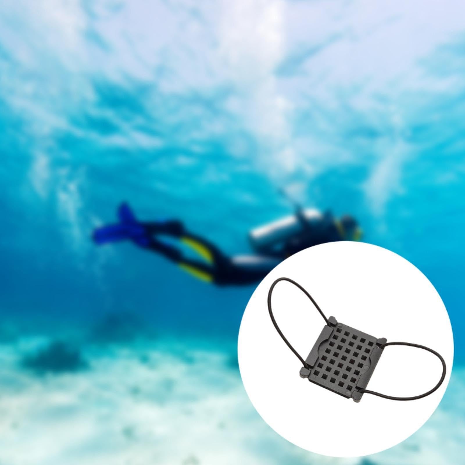 Colaxi Diving Weight Fixing Plate Dive Fixed Accessory Hardware Quick Release BCD Weight Plates for 5cm Webbing for Dive Watersports, Black