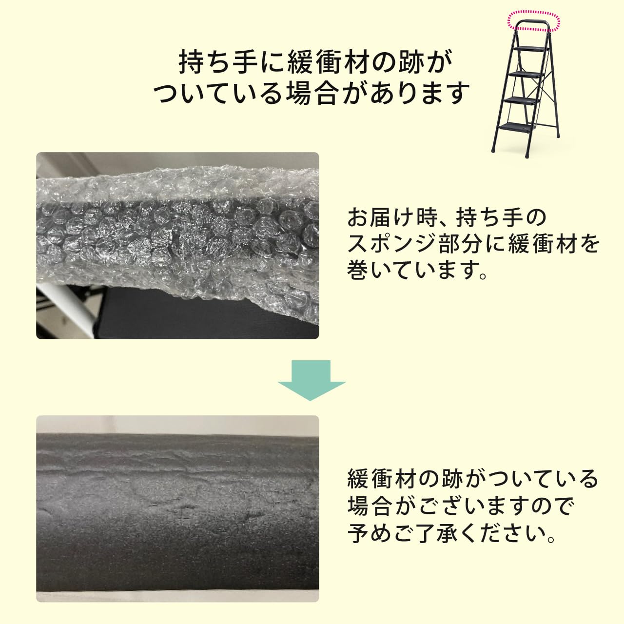 Amazon｜サンワダイレクト 脚立 4段 折りたたみ 耐荷重150kg 滑り止め 