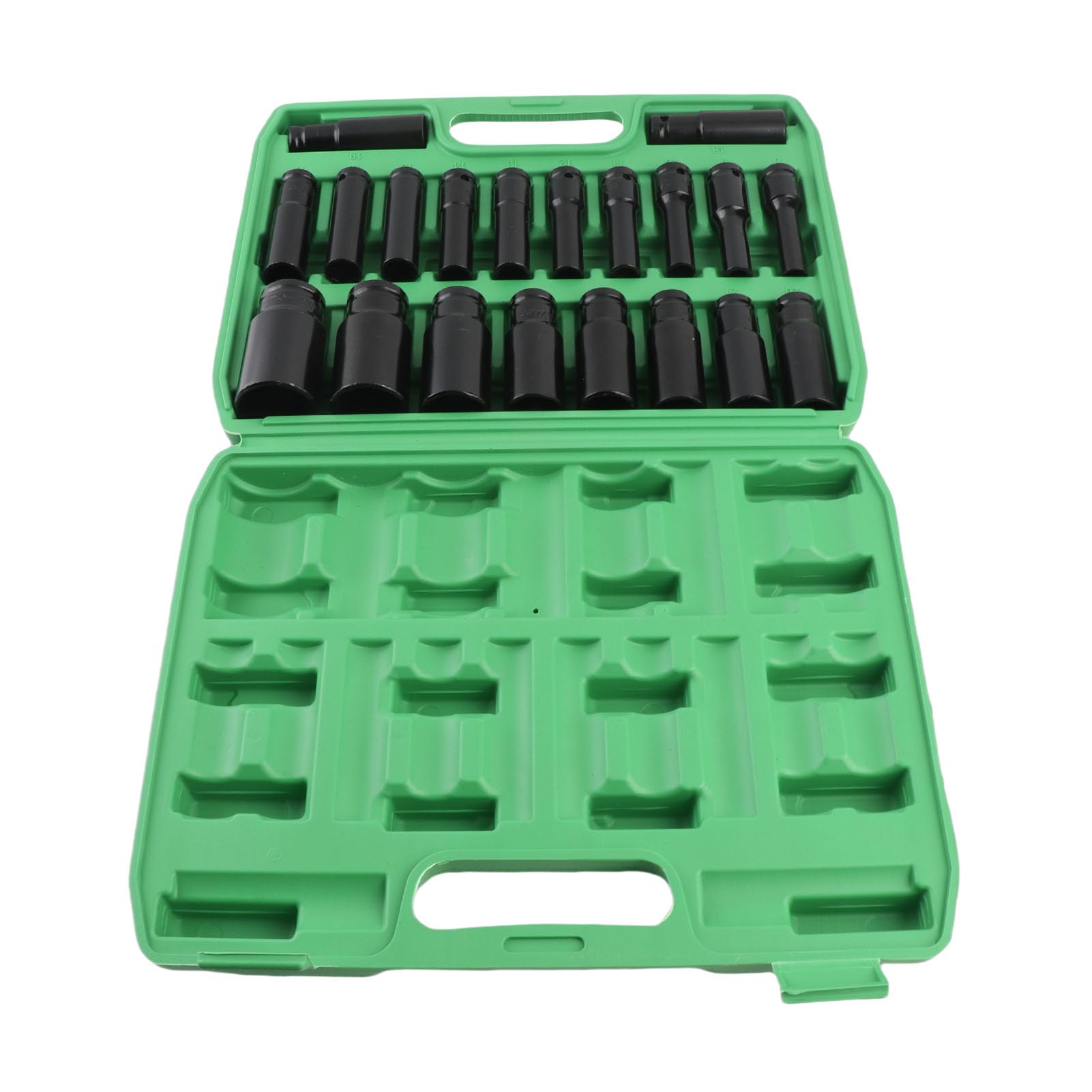 Jeanoko Juego de Llaves Eléctricas, Kit Hexagonal Resistente a Impactos para Mantenimiento, 20 Piezas para Adaptador de Taladro Eléctrico, Acero Al Cromo Vanadio Negro