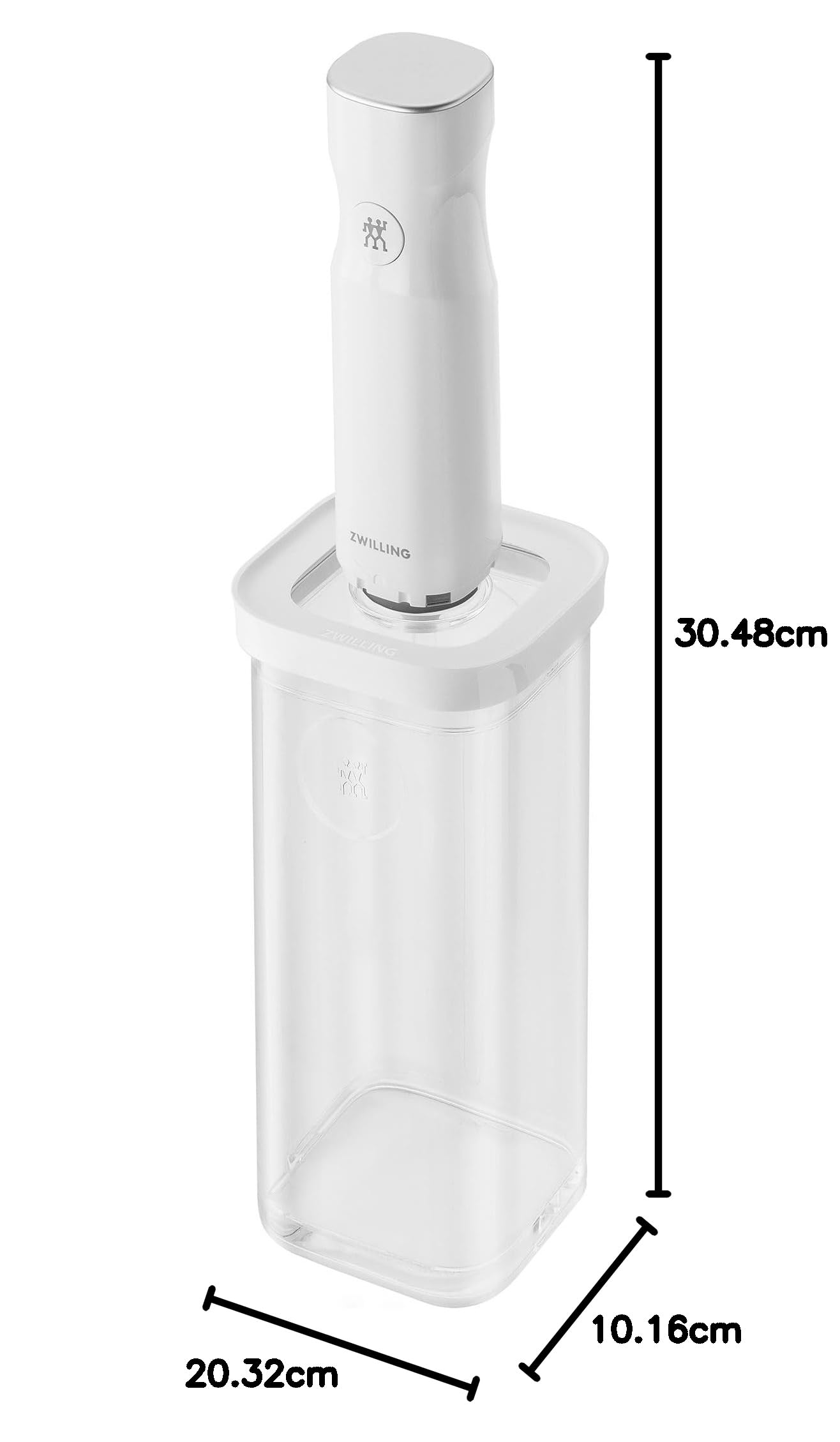 ZWILLING Fresh & Save Cube Box - Contenedor de almacenamiento de alimentos, 6 piezas, transparente
