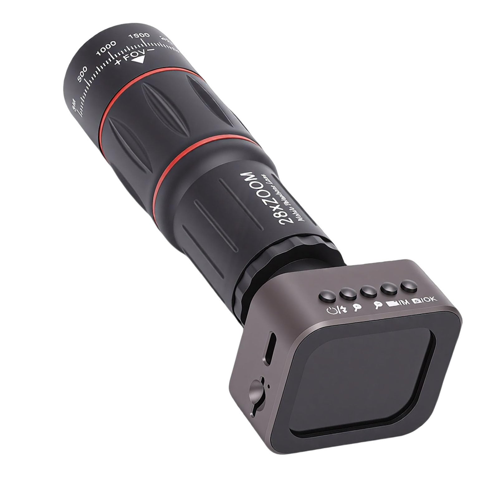 Akozon Telecamera Monoculare con Teleobiettivo 18X Registrazione Video HD Scatto di Foto Fotocamera Monoculare Portatile per Escursioni di Birdwatching