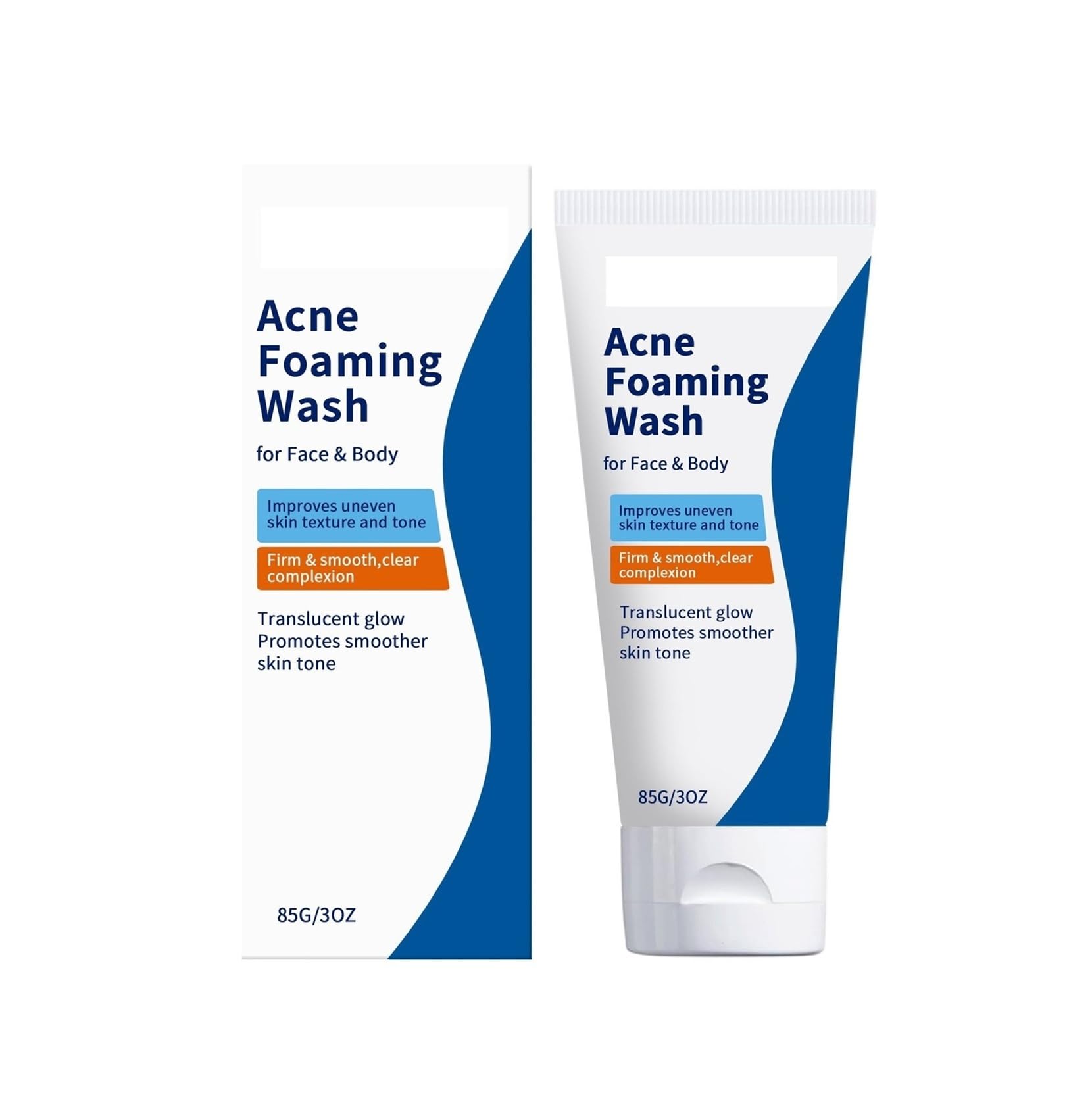 Detergente schiumogeno for pelle a tendenza acneica, 85 g | Pulisce i pori, controlla l'olio e lascia la pelle fresca e pulita(3pcs)