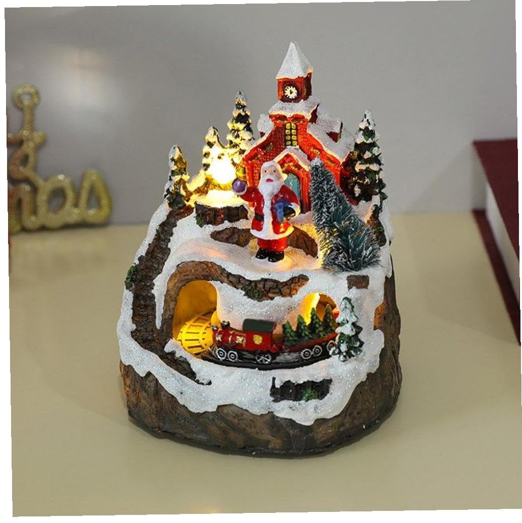 Amazon.co.jp: オルゴール サンタクロース 音楽 アニメーション Led