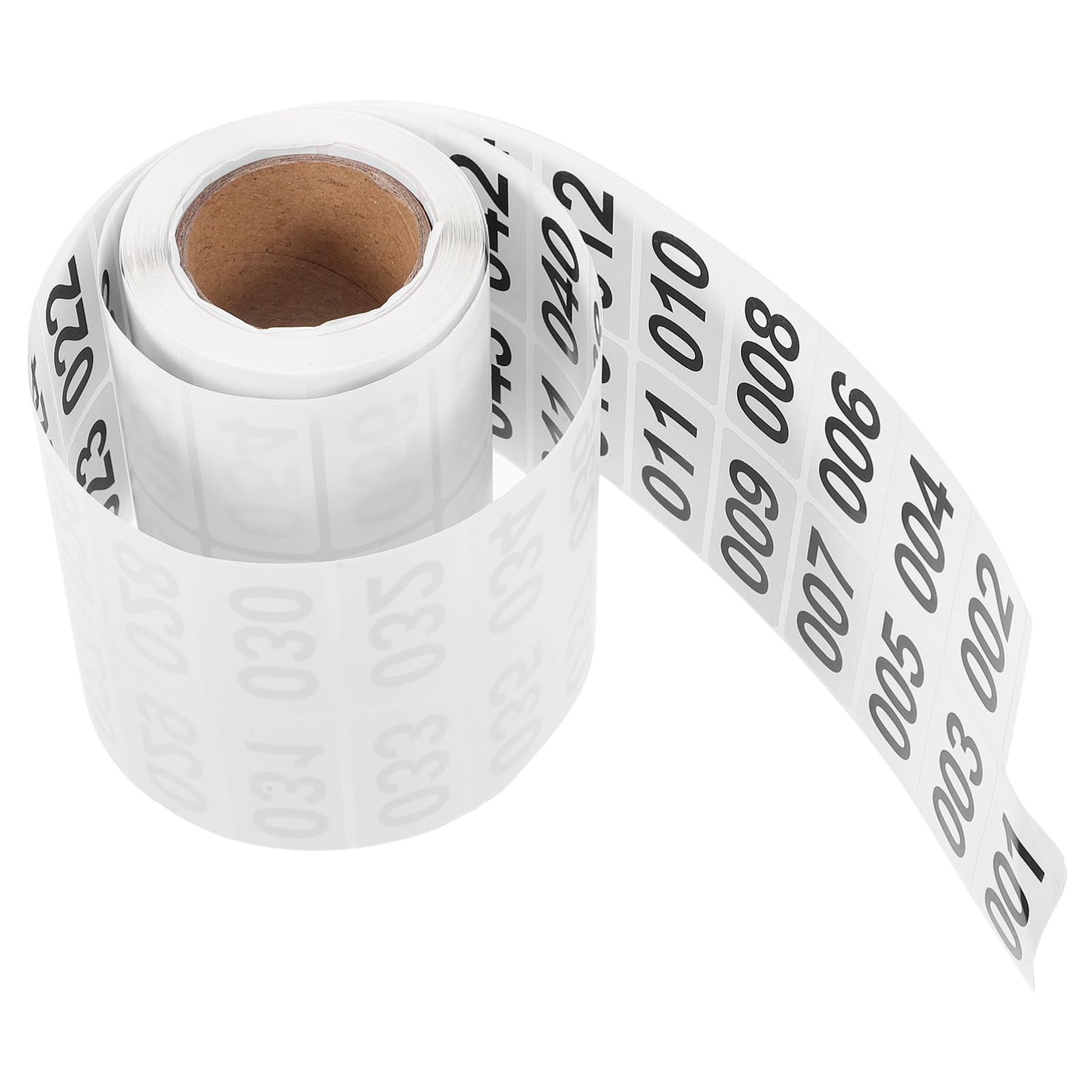 Balacoo Inventory Labels- Product Labels 1-1000 Numbers, Waterproof Number Inventory Stickers for Inventory Storage Classification (40 * 20mm 1000 Stickers)