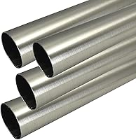 Vista 11 de Bridas de soporte para barra de armario de níquel satinado de 1.260 in con accesorio atornillado, compatible con madera o paneles de yeso, paquete