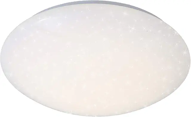 BRILONER LED Deckenlampe mit Sternenhimmel - 12W, 1300 Lumen, Weiß