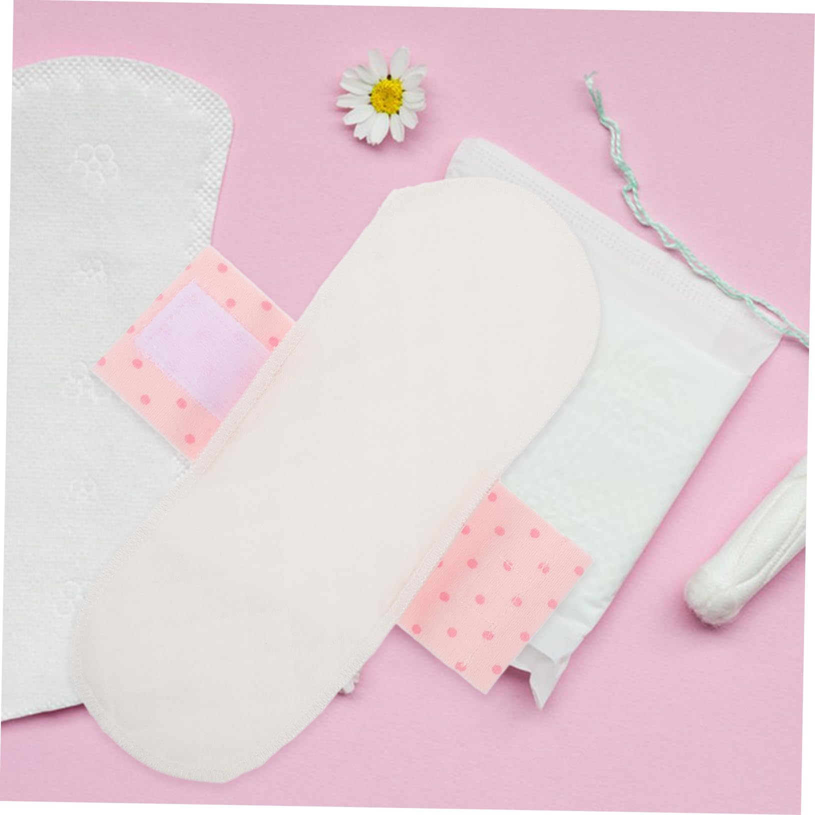 15stücke Wiederverwendbare Menstruationspads Waschbare Slipeinlagen Aus Atmungsaktivem Baumwollmaterial Für Damen Für Täglichen Gebrauch Und Zusätzlichen Schutz