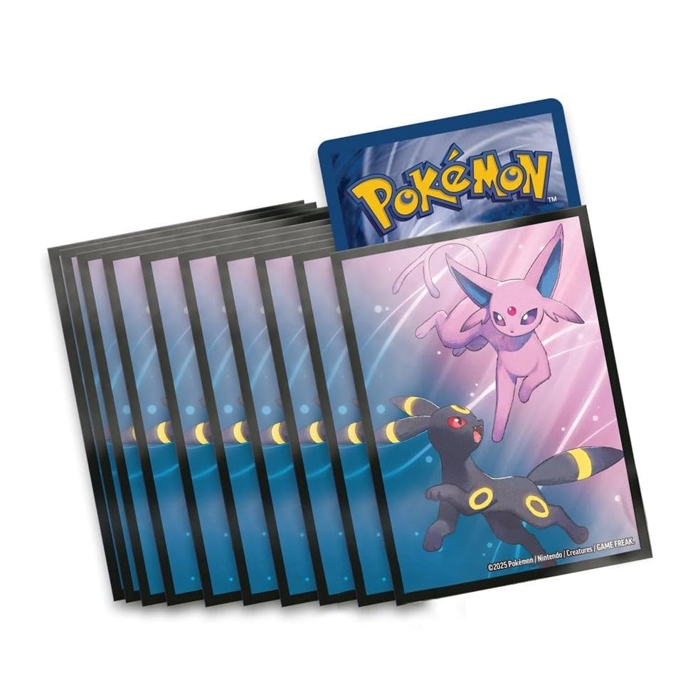 Elite Top Trainer Box Sleeves Cases Matte for Cards, Card Sleeves Pack of 65 Pieces, for Trading Card Games with BB-Toy-Trades Shipping Protection (Prisma - Psiana & Nachtara) — image 1