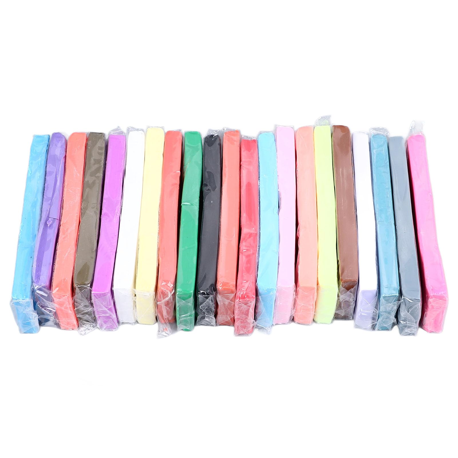 Kit di argilla polimerica con 42 colori, set di argilla da modellare per bambini con 5 spatole, argilla polimerica ad asciugatura all’aria che non richiede cottura, ideale per la