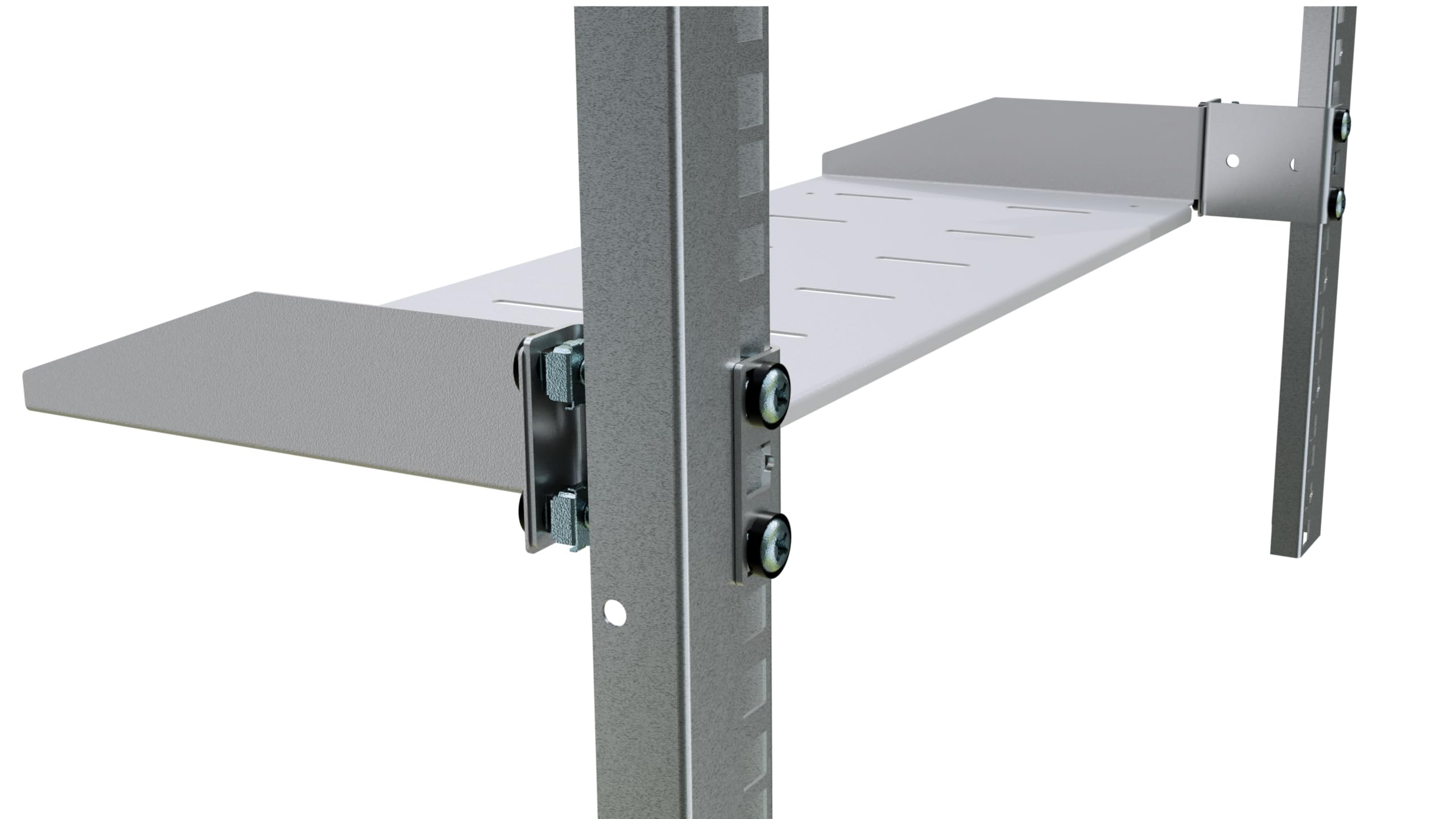 Kit Montaggio Rack 1U 50mm Acciaio Armadio Rete