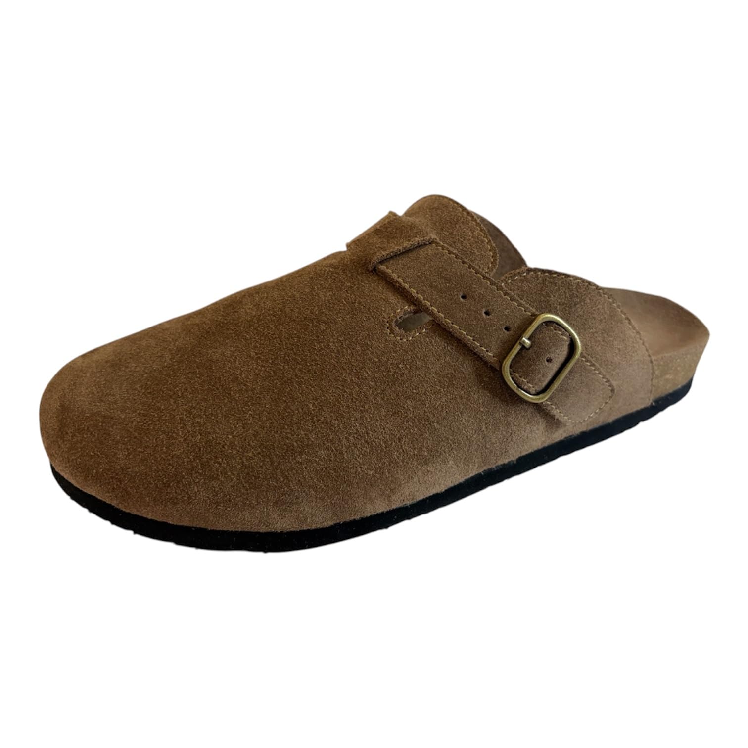 Prime — Premium Suede Leather Comfort Clog | Genuine Leather | Brown | UK 4–9 (EU 37–43)-picture-39