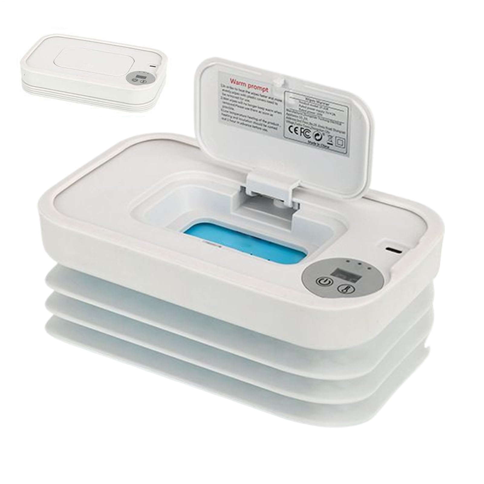 Scalda Salviette Neonato Riscaldamento Rapido Ricarica USB Prodotto E Per