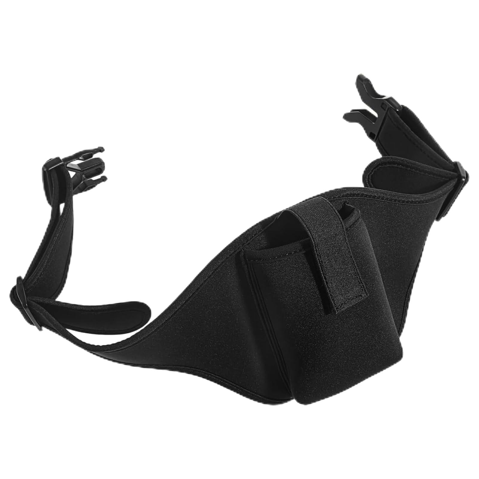 GIONAR Mic Belt, Mic Belt Fitness Instructor, Adjustable Waist Belt, Neoprene Material, for Fitness Instructors, Teachers, and Speakers(Black)