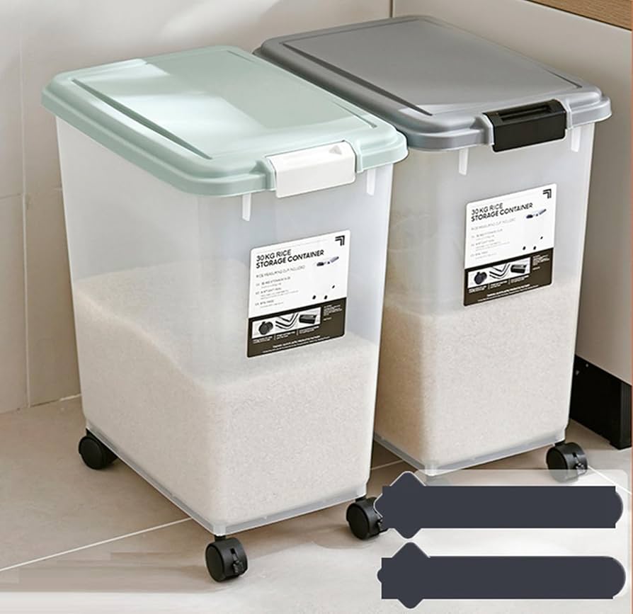 Amazon｜米びつ 30kg 貯蔵容器 15KG 米入れ ライスボックス