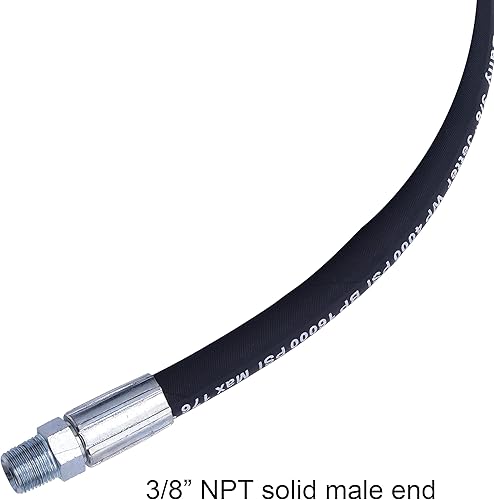 Miniatura 5 de Tool Daily Manguera de látigo para lavadora a presión con giratorio, manguera de conector de carrete de manguera para lavado a presión con juego de