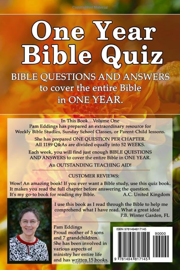 One-Year Bible Quiz: 1189 Q&As for Teaching Genesis to Revelation - Image 2