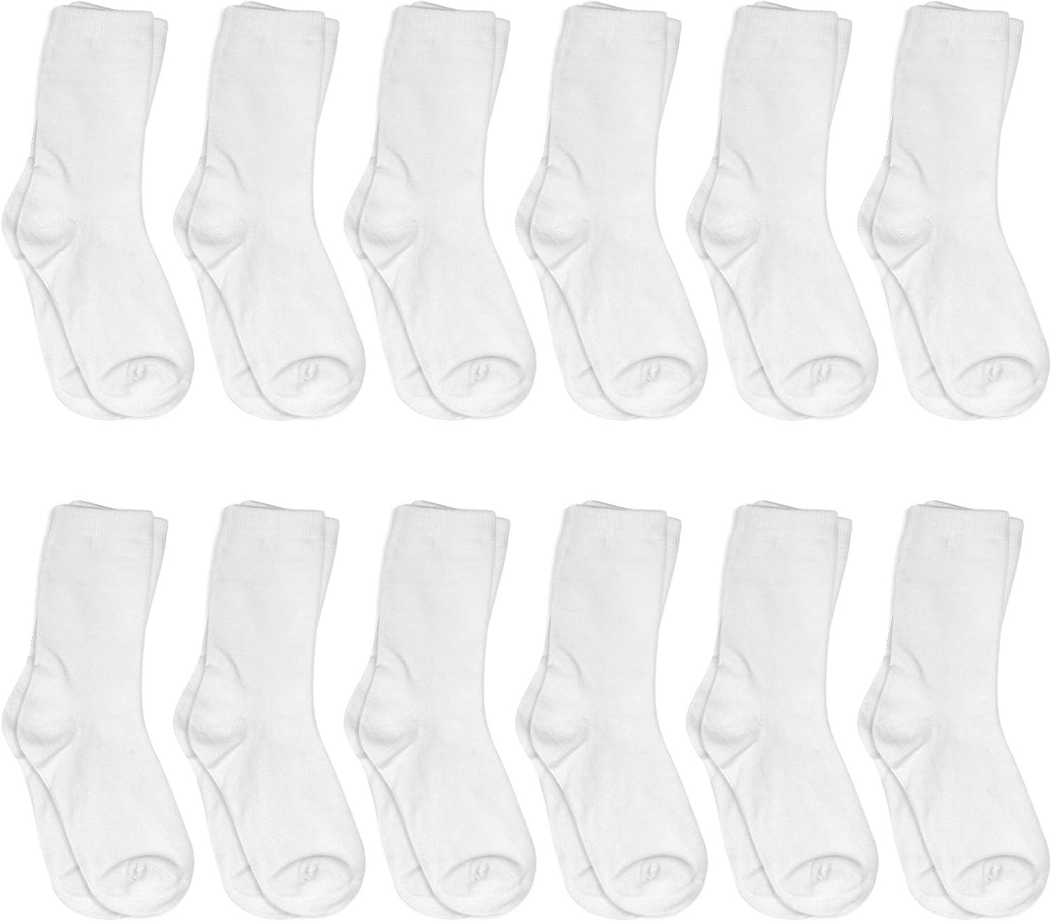 Falari 12-Pack Girl Toddler Kids Cotton Crew Socks, Athletic School Socks Falari 12-Pack Girl Toddler Kids Cotton Crew Socks, Athletic School Socks