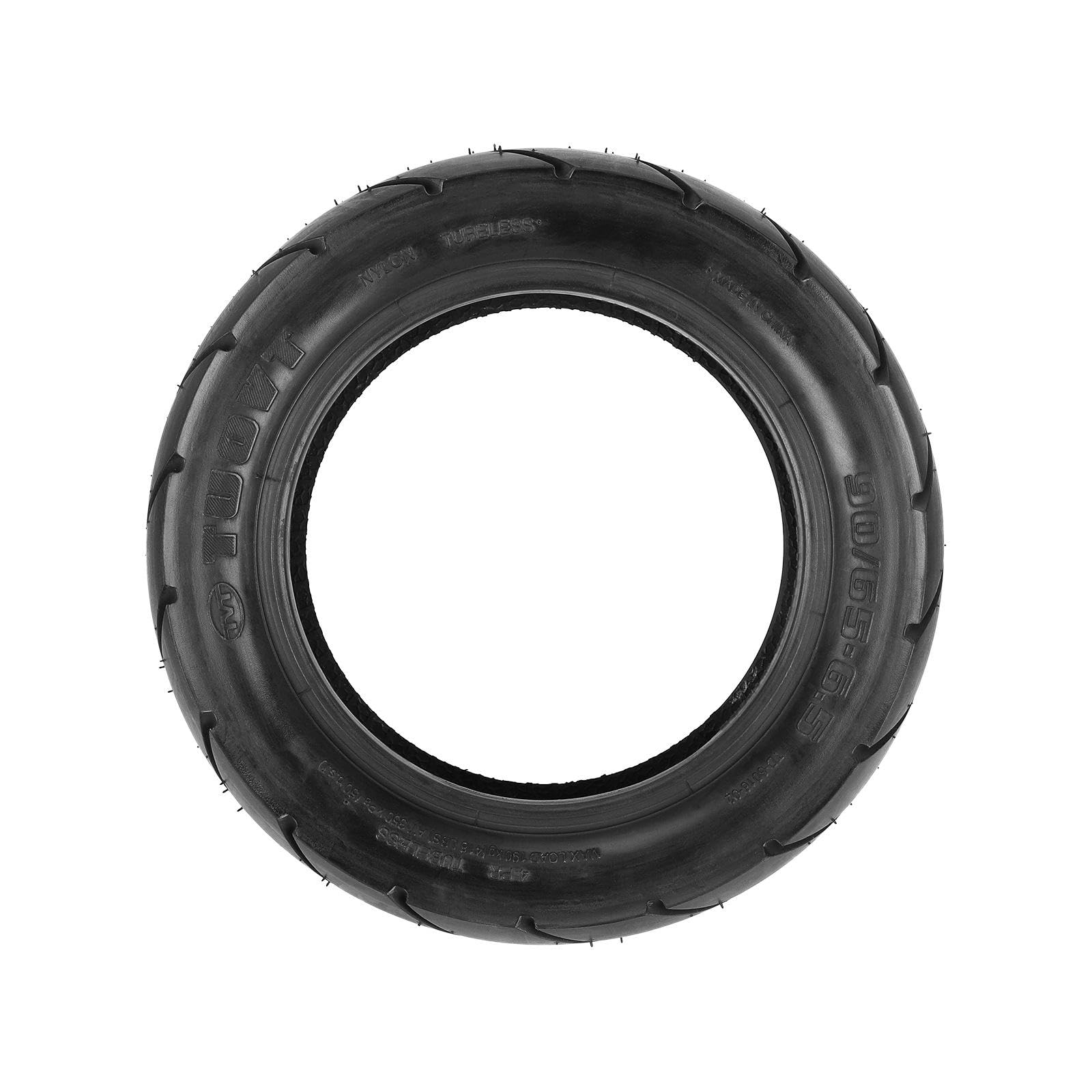 Sharplace Pneu Tubeless 90/65-6.5, Premium, pièces de Rechange, Accessoires de Remplacement en Caoutchouc Haute Performance pour Roue de Scooter
