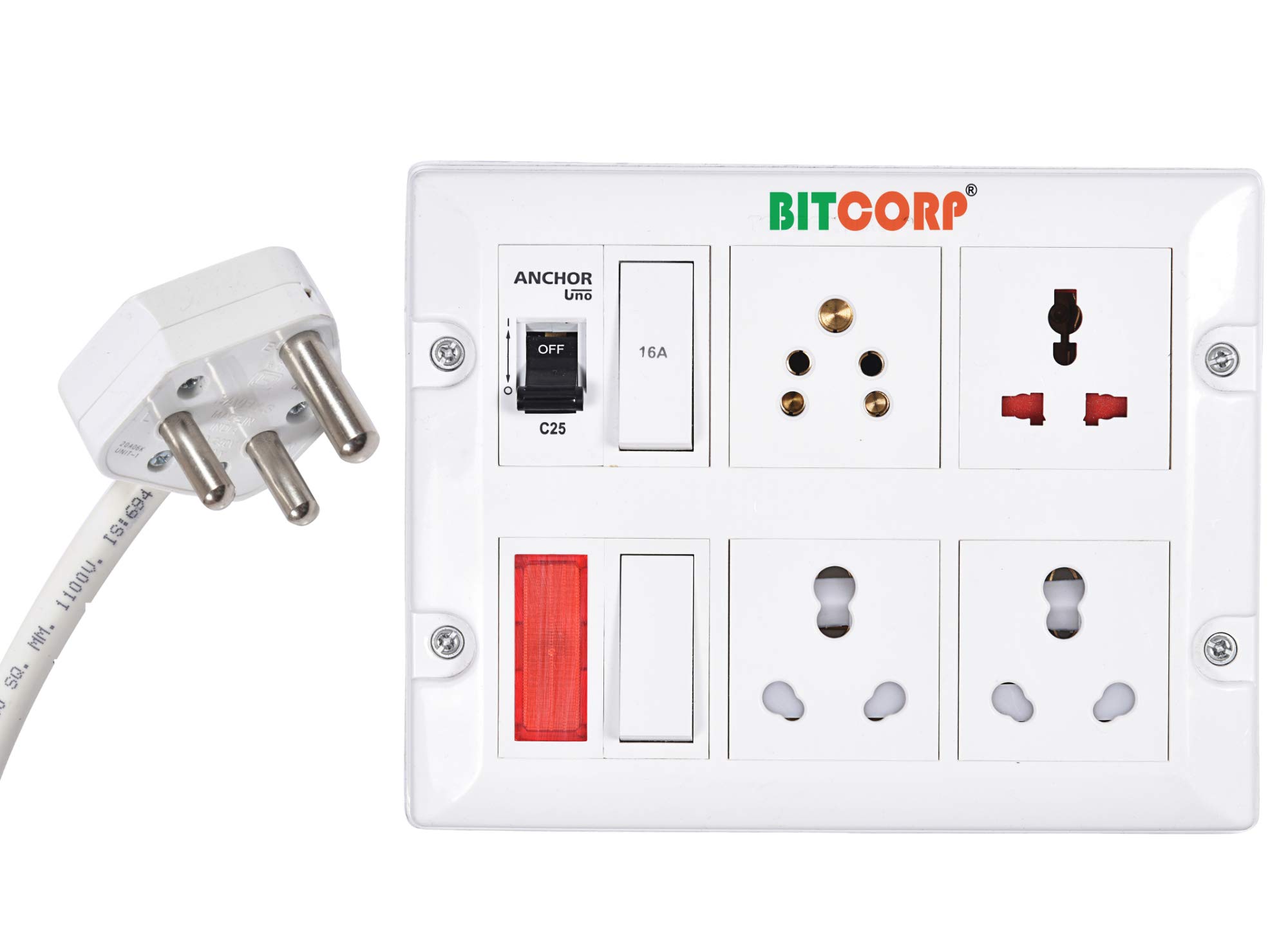 Buy Bitcorp Electric Extension Cord for Small and Heavy Duty Appliances