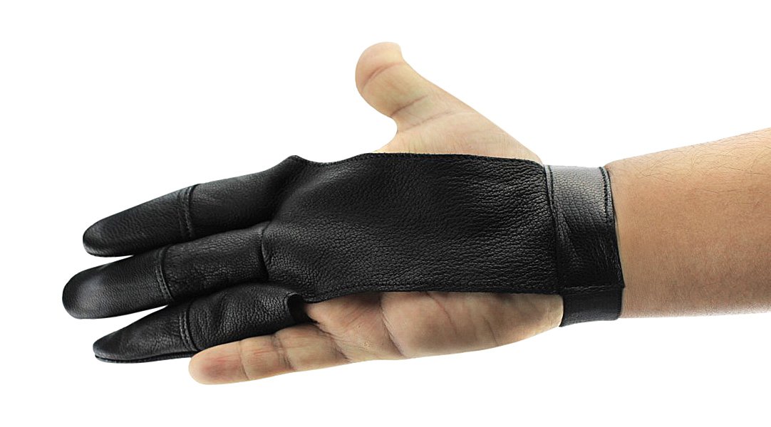 3 Finger Archery Shooting Gloves