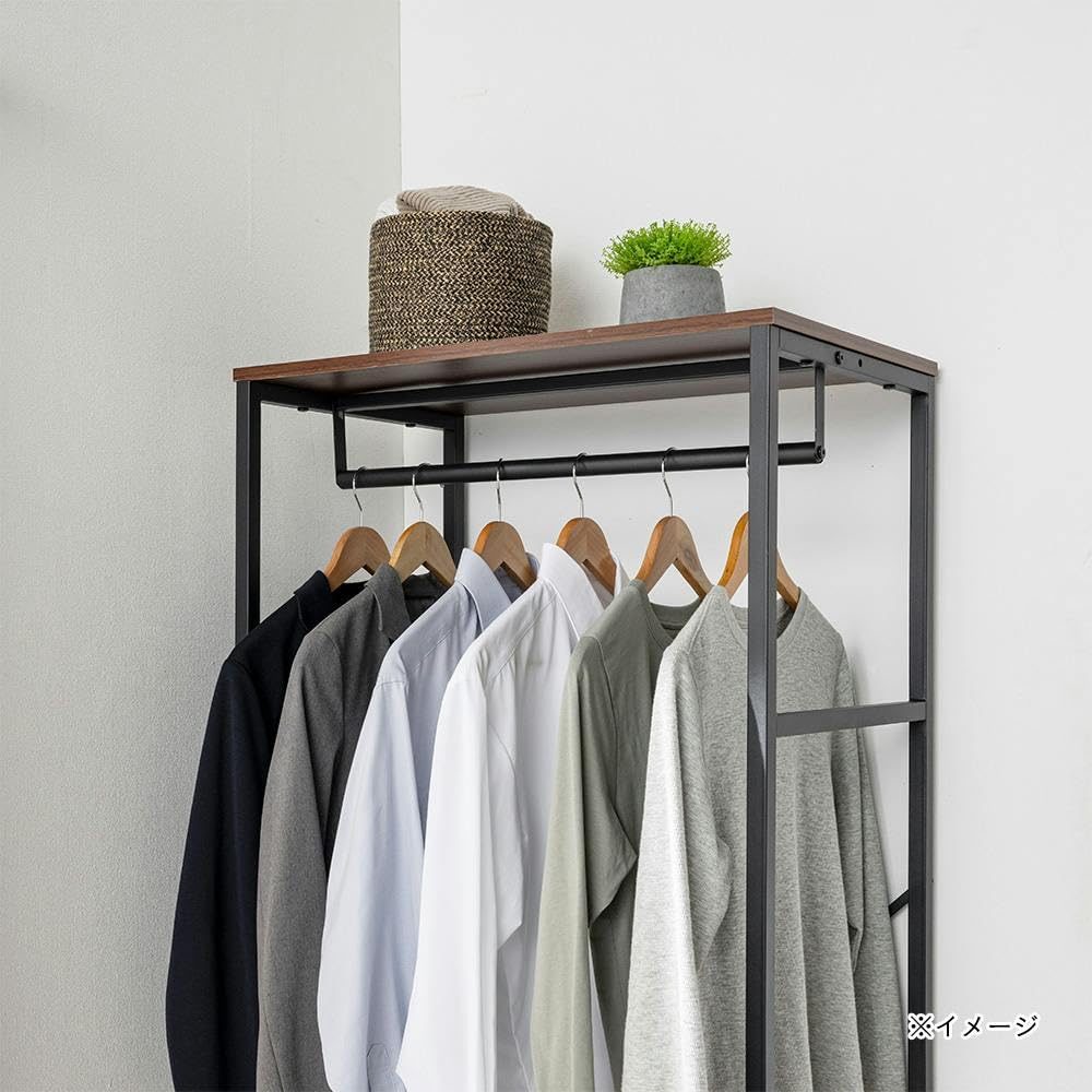 Amazon｜カインズ(CAINZ) 木製衣類ワードローブ ブラウン｜ワード