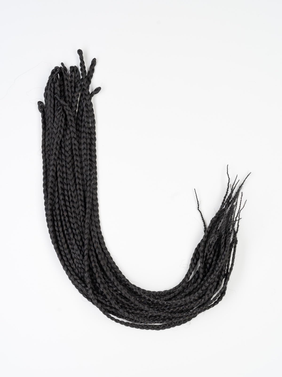 DreadLab - Box Braids Pre-Looped Senegalese Twists Single Ended (24"/ 60cm) (#1 Black), 24 inches