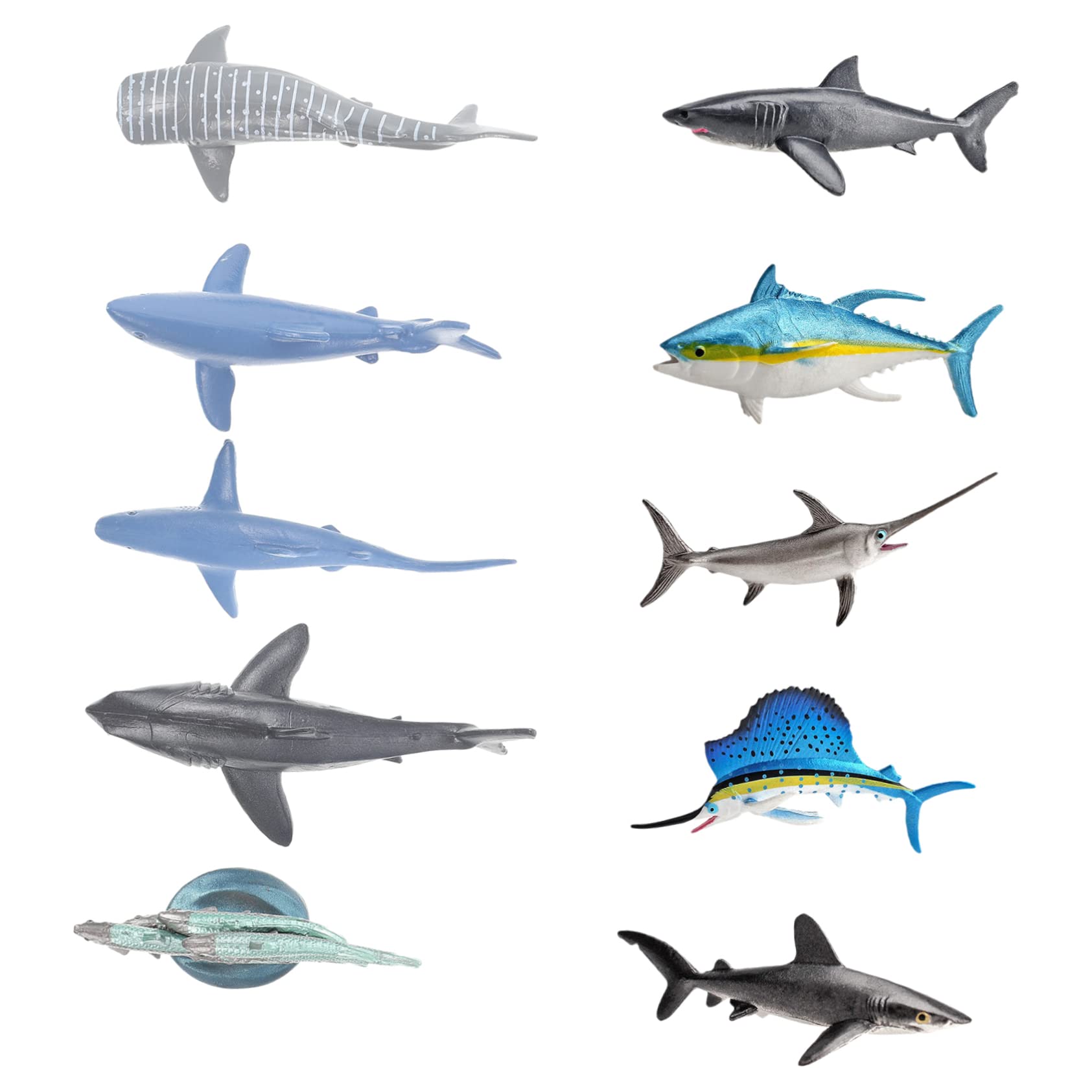 Toyvian Ocean Model Set Marine Animal Figures Kids Sea Creature Toy Simulation Animal Models for Home Office Decoration and Photo Props
