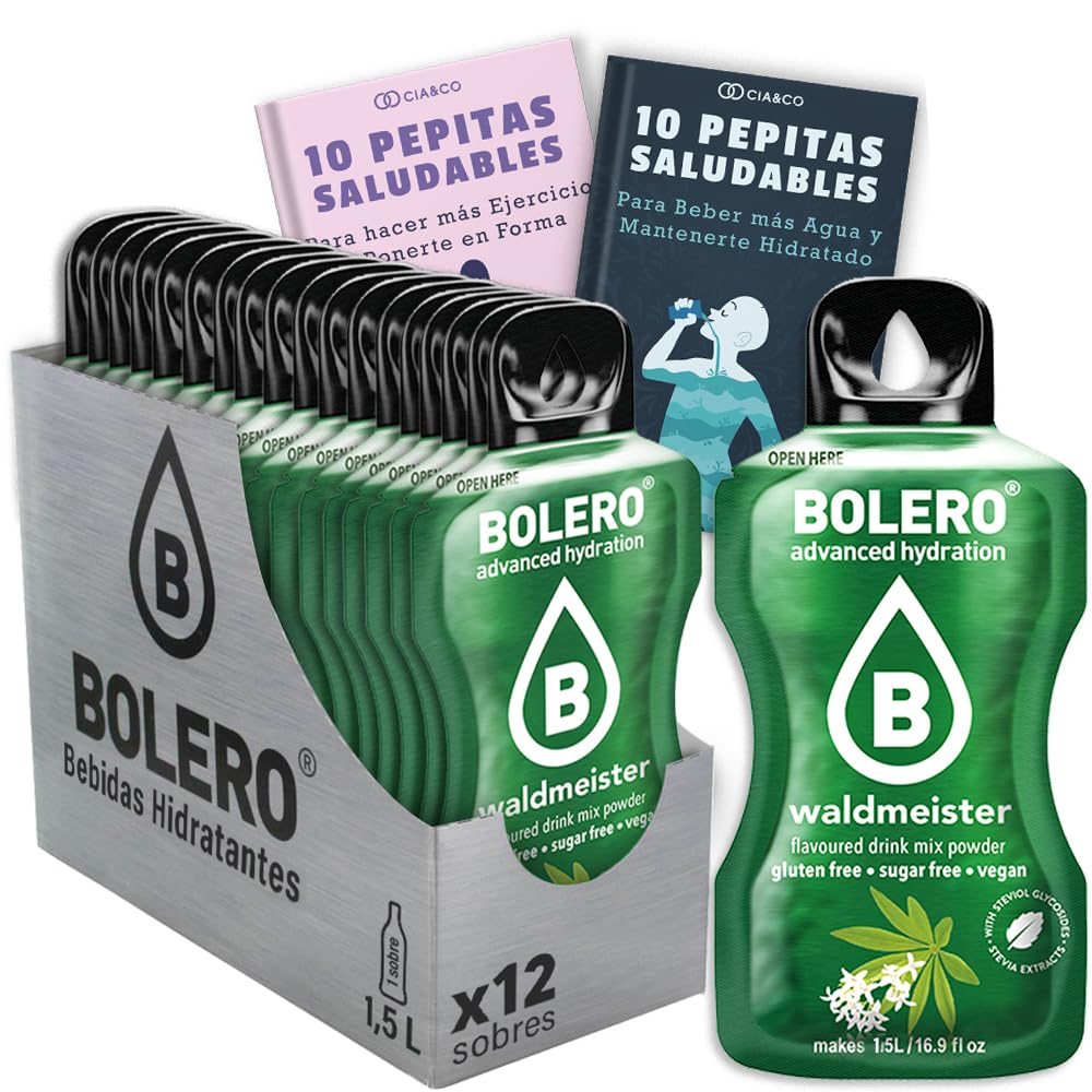 24 x Bebida Bolero COLA Hidratante Sin Azucar (24x9 grs) + 30 Pepitas Saludables para una vida más sana by Cia&Co — view 218