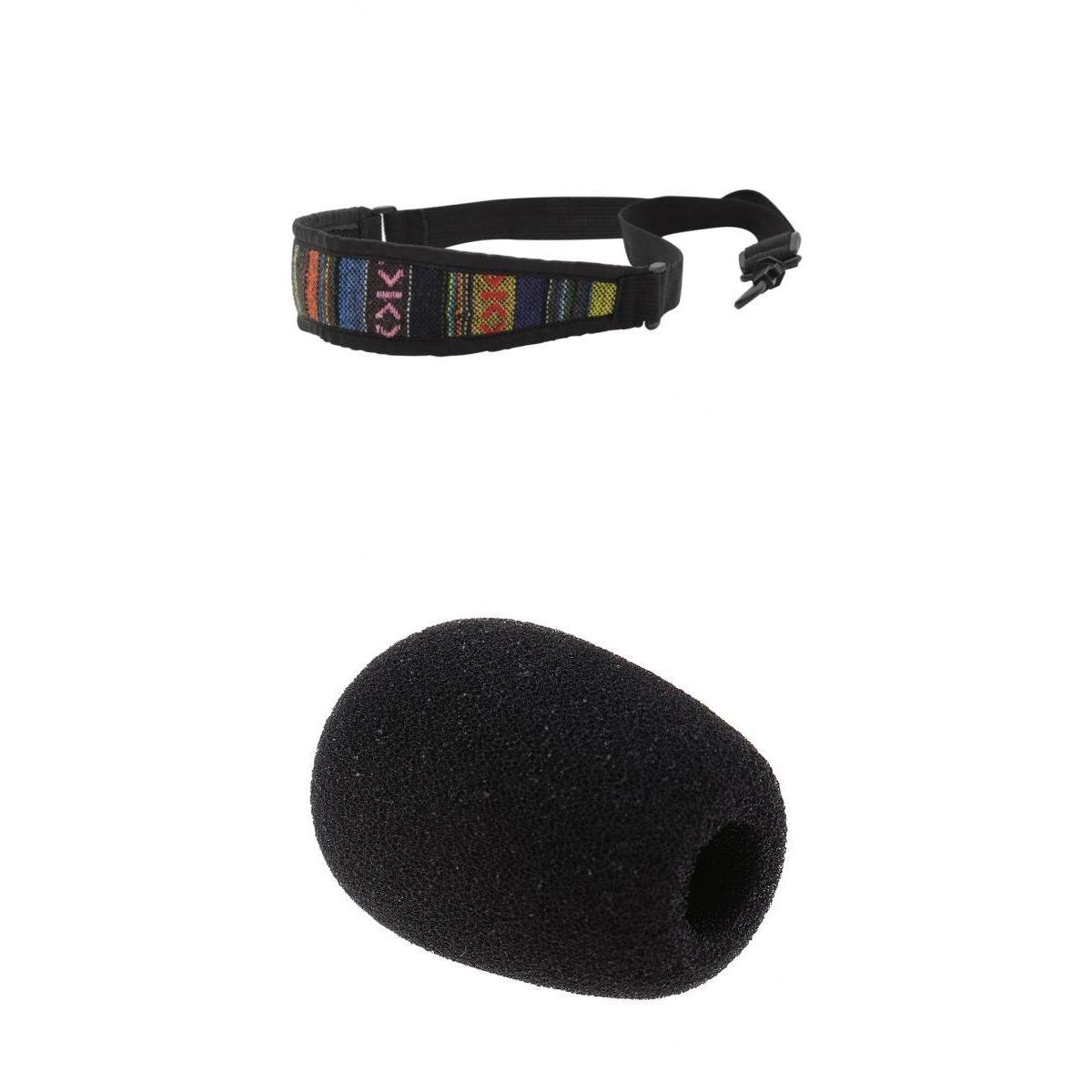 SECRET DESIRE Microphone Sponge Windshiled Mic Cover+High Elastic Cotton Sax Neck Belt-picture-13