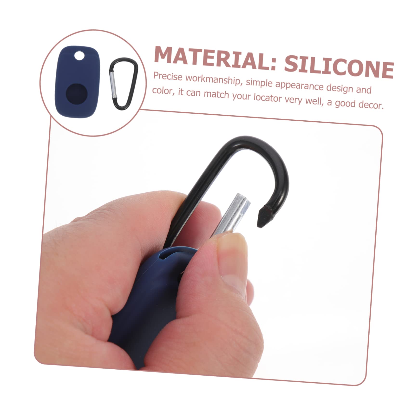 Artibetter Keychain Protective Cover for Mate Pro Delicate Tracker Case Wear-Resistant Silicone Material