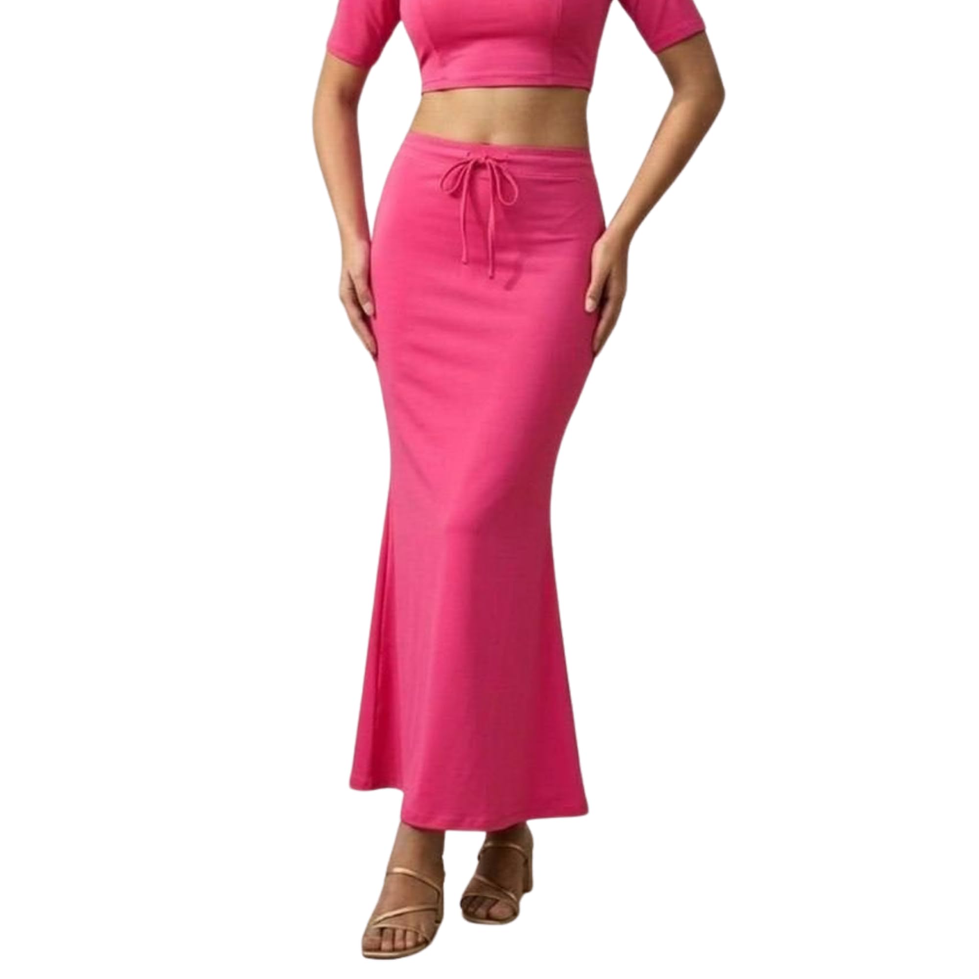 zarivaa Women’s Saree Shapewear – Slim Fit Stretchable Petticoat for Sarees | Comfortable Waistband | Body Shaping Underskirt-picture-12