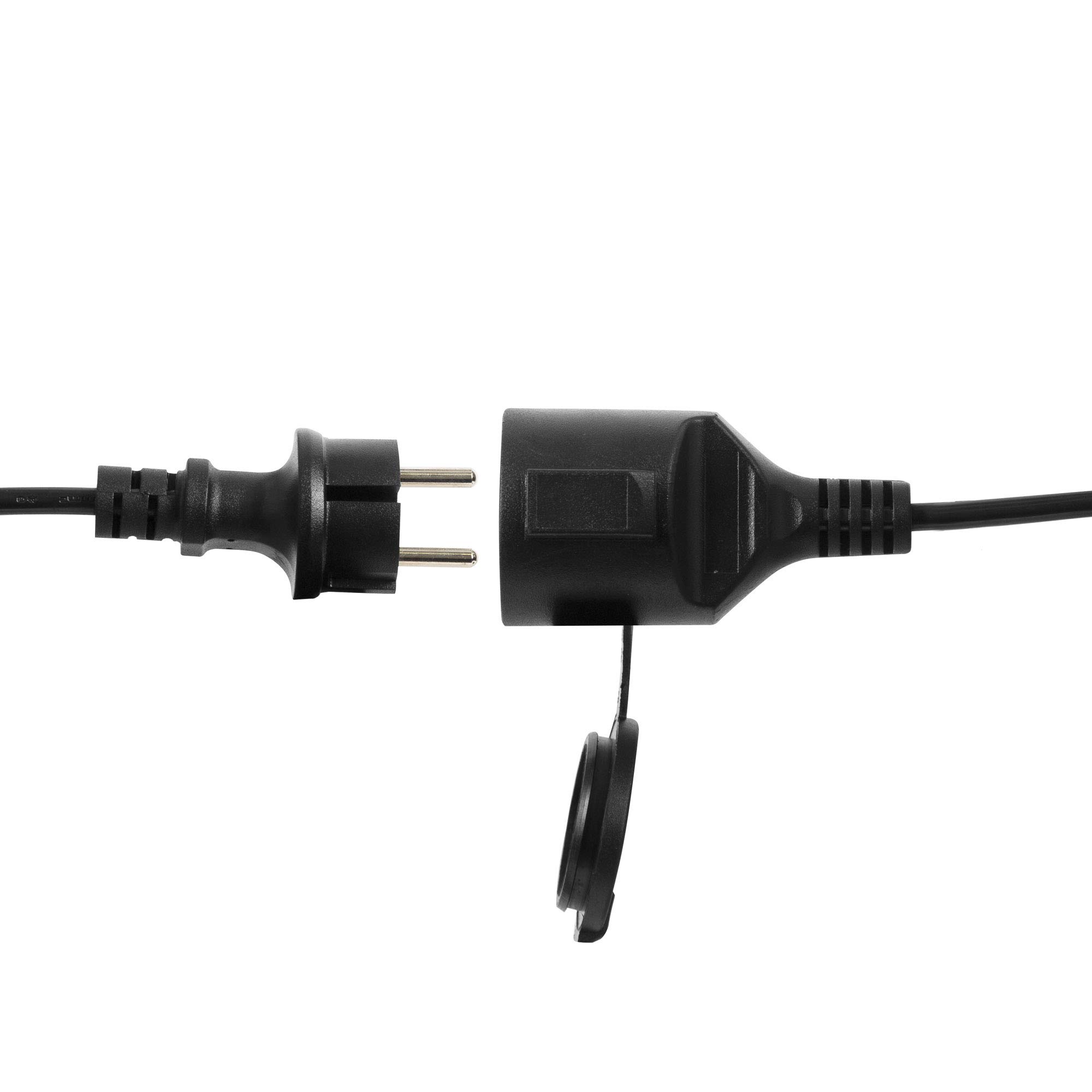 KS Verlichting Außenbeleuchtung Patio 20 Meter Lichterkette inkl. 24 LEDs Warmweiß E27 IP44