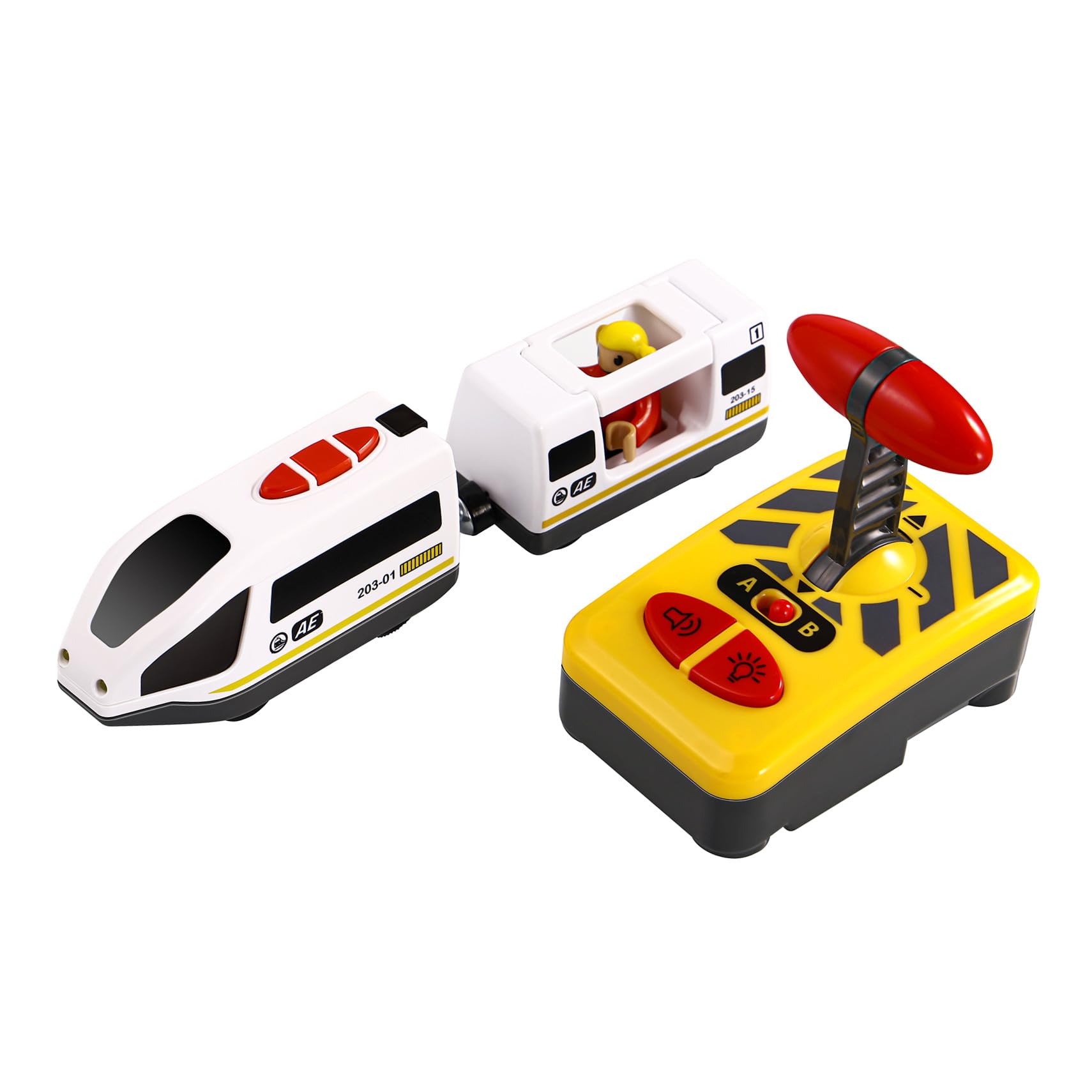 TOYANDONA Elektrische Eisenbahn, Mini-rc-eisenbahnmodell für Kinder, Kleinkind-modellset für Kinder von 2-4 Jahren, Pädagogisches Legierungsspielzeug Drinnen (ohne Batterie)