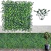 Artificial Grass Wall Panel Backdrop10 X 10 12P84 sqft UV Anti Greenery Boxwood Panels for Indoor Outdoor Green Wall Decor Ivy Fence Covering Privacy