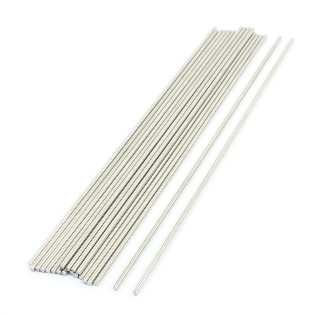 Uxcell Silver Sourcing Map 20Pcs 170Mm X 2Mm Stainless Steel Round Rod Axle Bars For Rc
