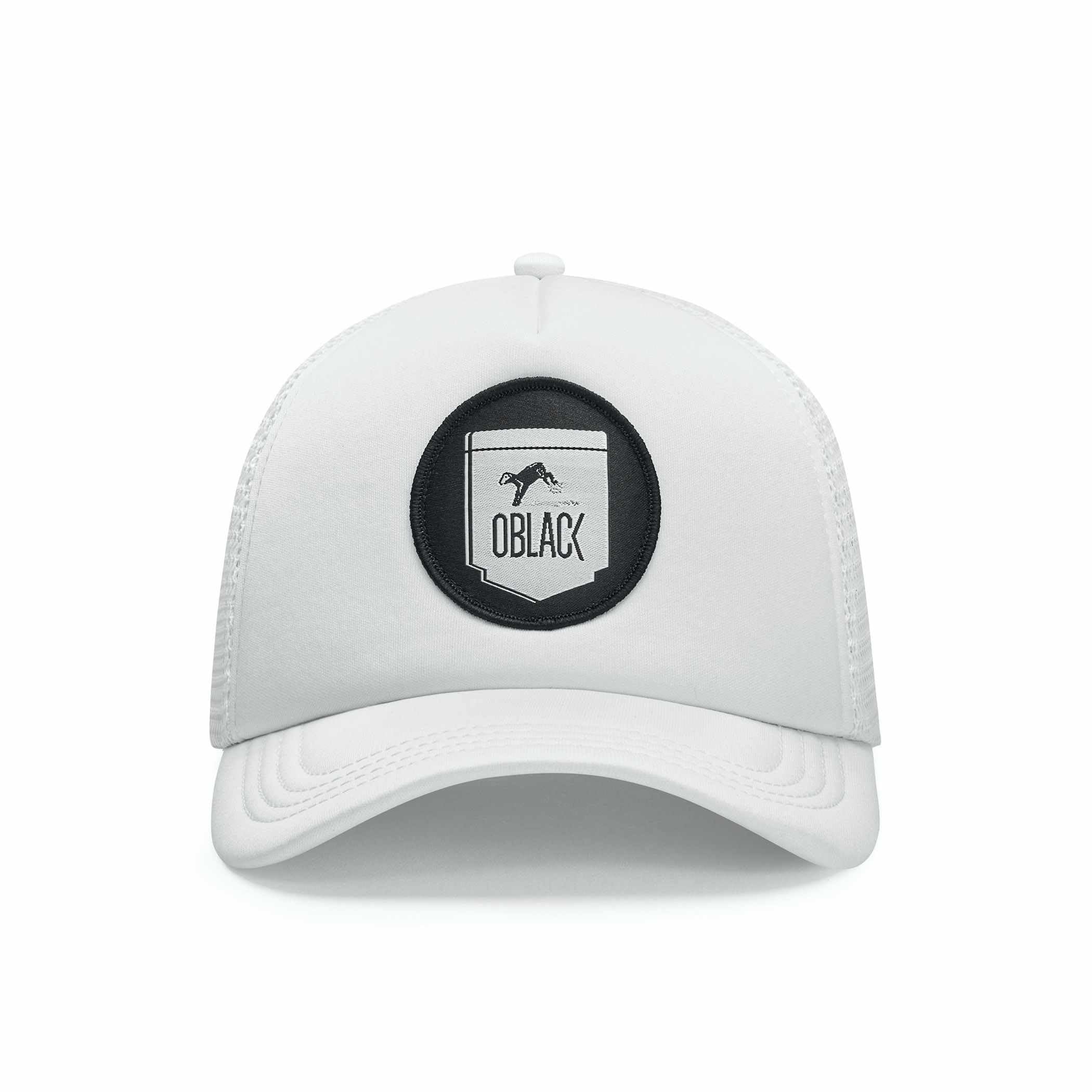 Oblack Trucker czapka dziecięca Classic Kids – czapka z daszkiem męska, Total Black, jeden rozmiar