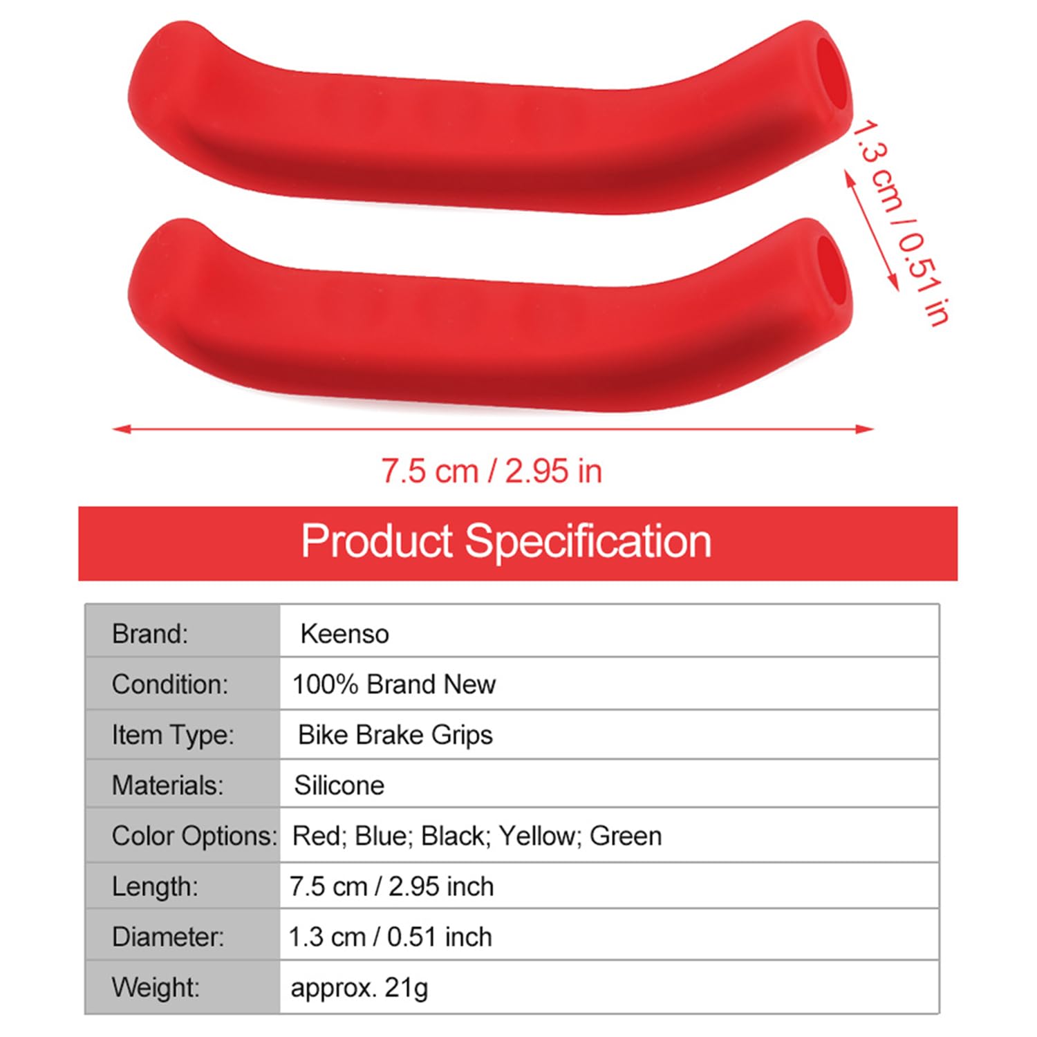Bright Color Bicycle Brake Handle Cover Bike Brakes Silicone Sleeve Universal Type Brake Lever Protection Covers